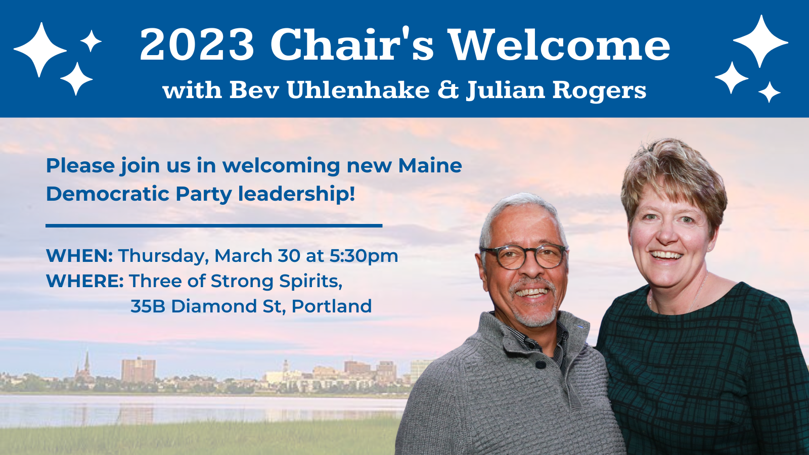 Chair's Welcome Banner