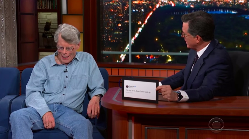 Stephen King on Colbert