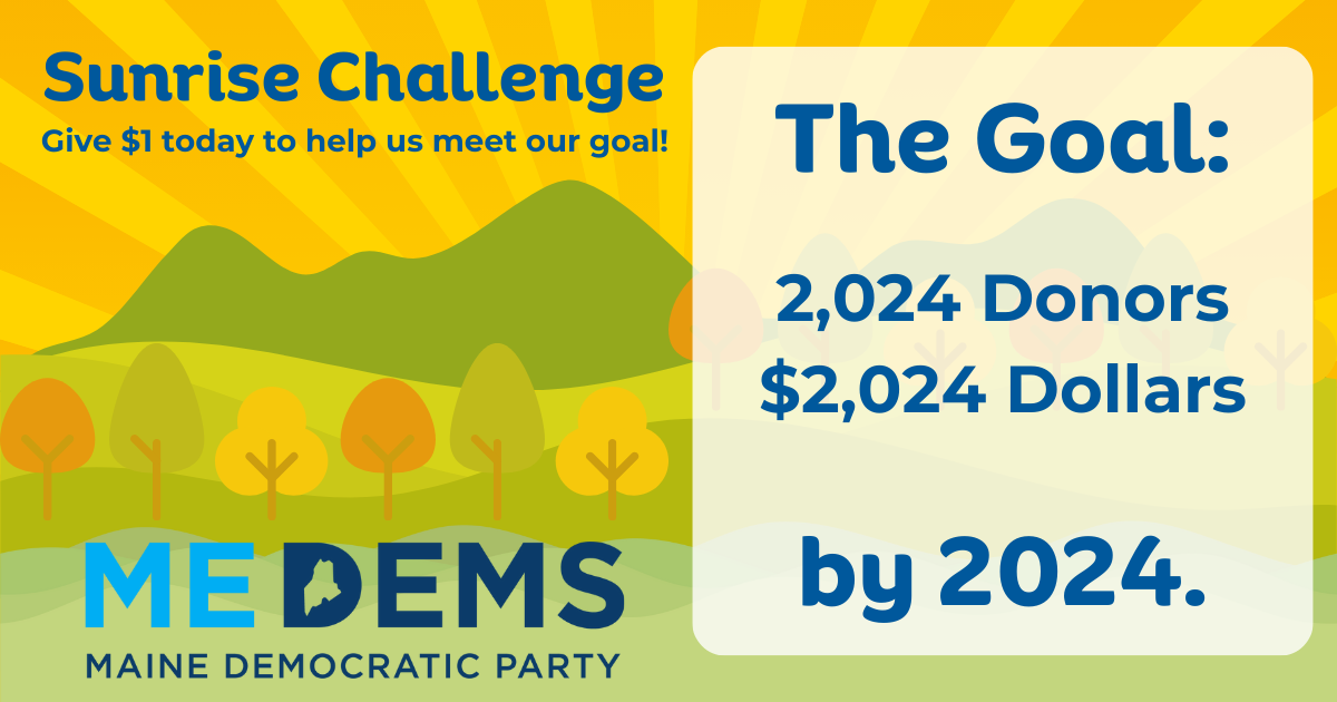 Sunrise Challenge. Give $1 today to help us meet our goal! The Goal: 2,024 Donors, $2,024 Dollars by 2024.